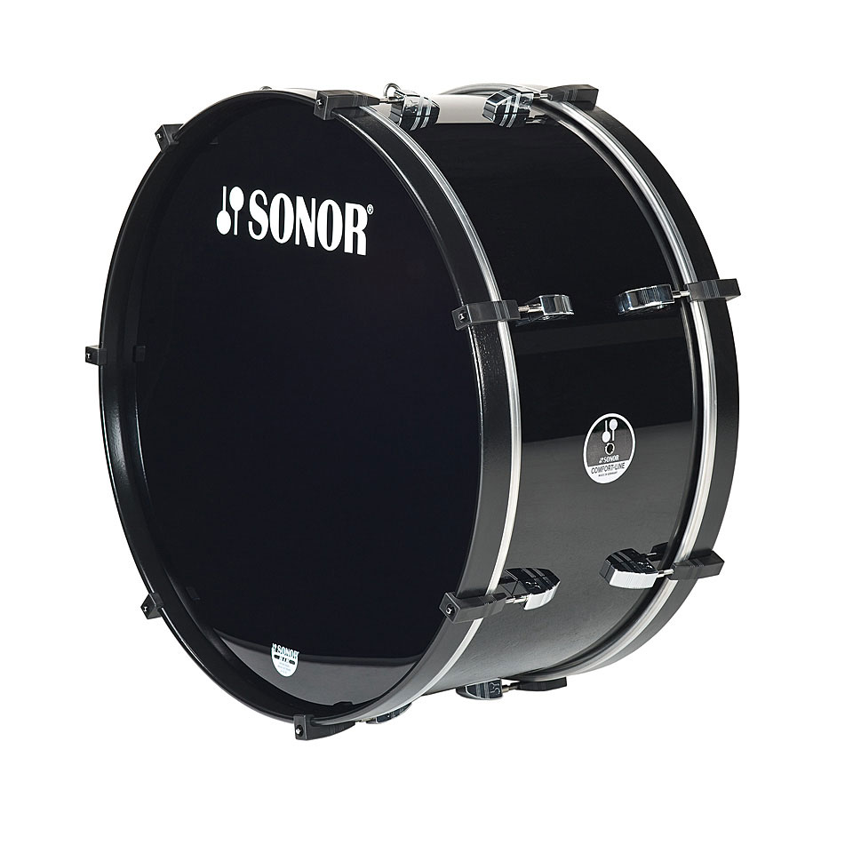Sonor Comfort Line 26" x 12" Marching Bass Drum Black Große Trommel von Sonor