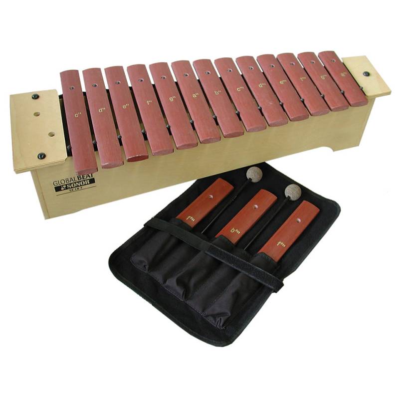 Sonor Global Beat Soprano Xylophone SXCBF Diatonic Xylophon von Sonor