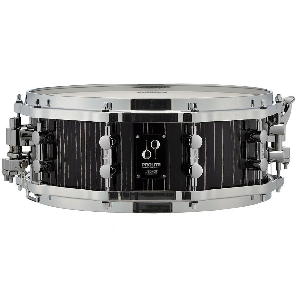 Sonor ProLite 14" x 5" Ebony White Stripes Snare with Die Cast Hoops Sonor ProLite 14" x 5" Ebony White Stripes Snare with Die Cast Hoops von Sonor