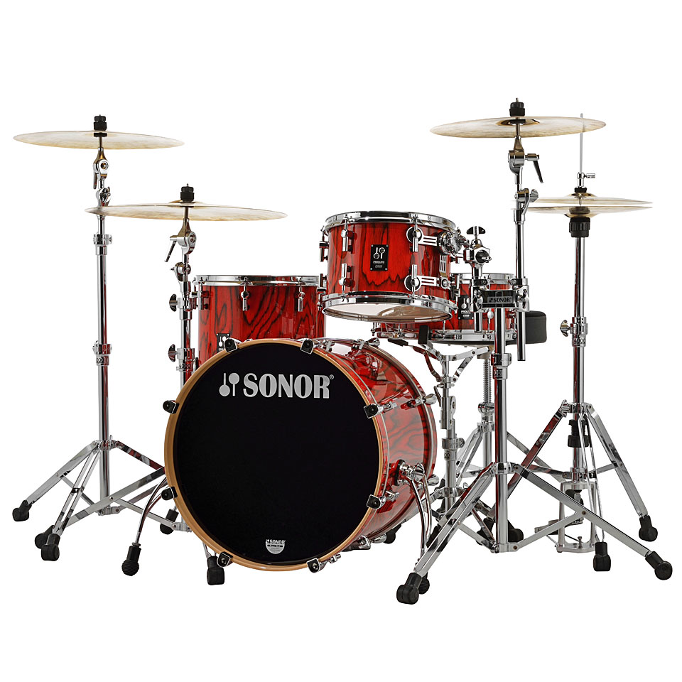 Sonor ProLite 20" Fiery Red 3 Pcs. Shell Set Schlagzeug Sonor ProLite 20" Fiery Red 3 Pcs. Shell Set Schlagzeug von Sonor