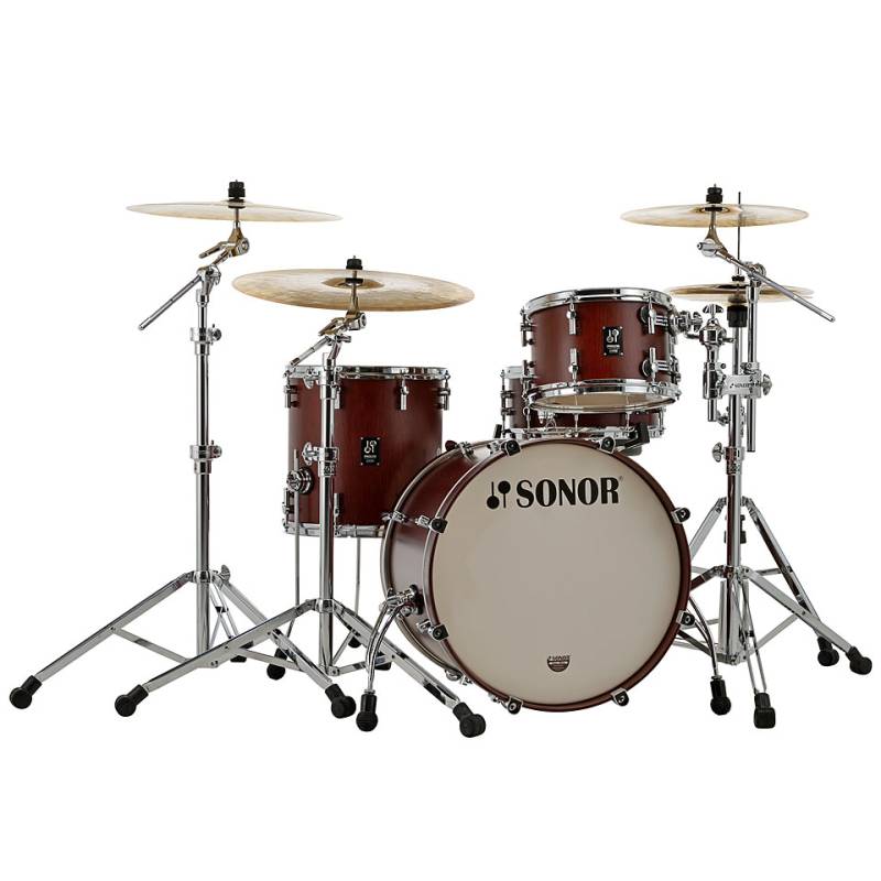 Sonor ProLite 20" Nussbaum 3 Pcs. Shell Set Schlagzeug von Sonor