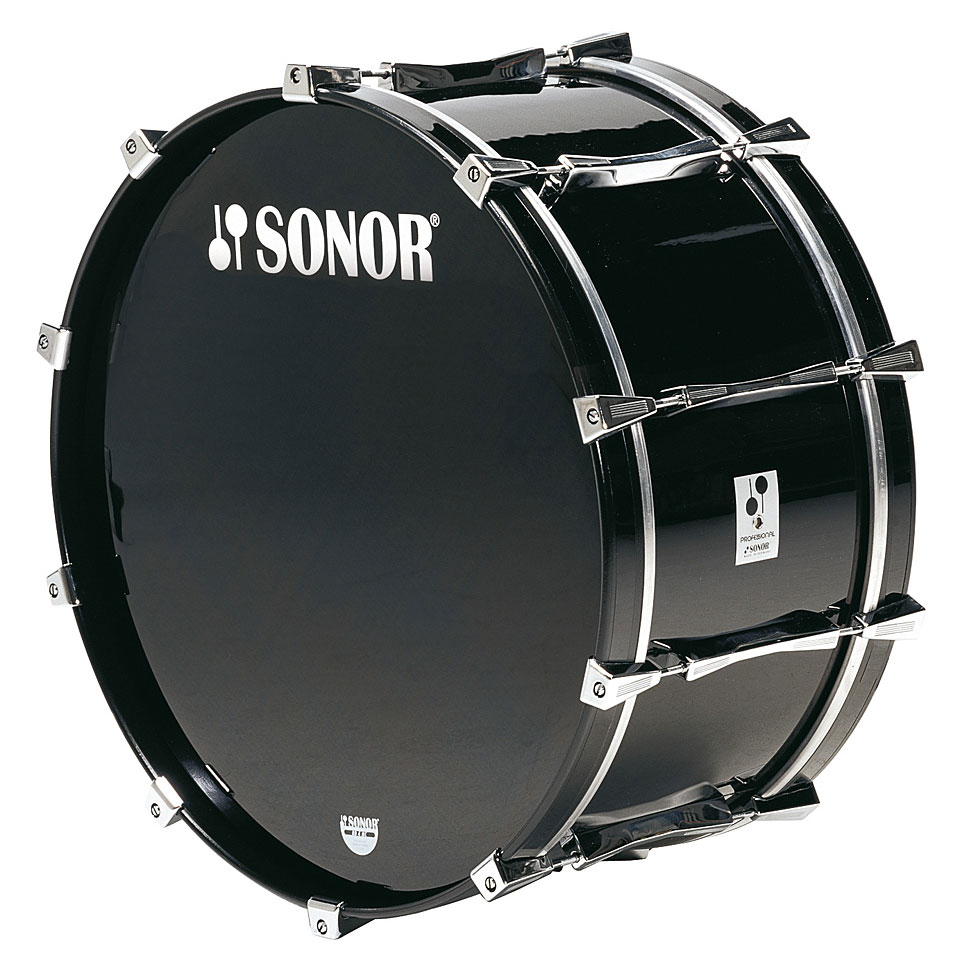 Sonor Professional Line 26" x 14" Marching Bass Drum Black Große Sonor Professional Line 26" x 14" Marching Bass Drum Black Große von Sonor