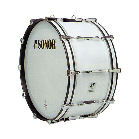 Sonor Professional Line 26" x 14" Marching Bass Drum White Große von Sonor