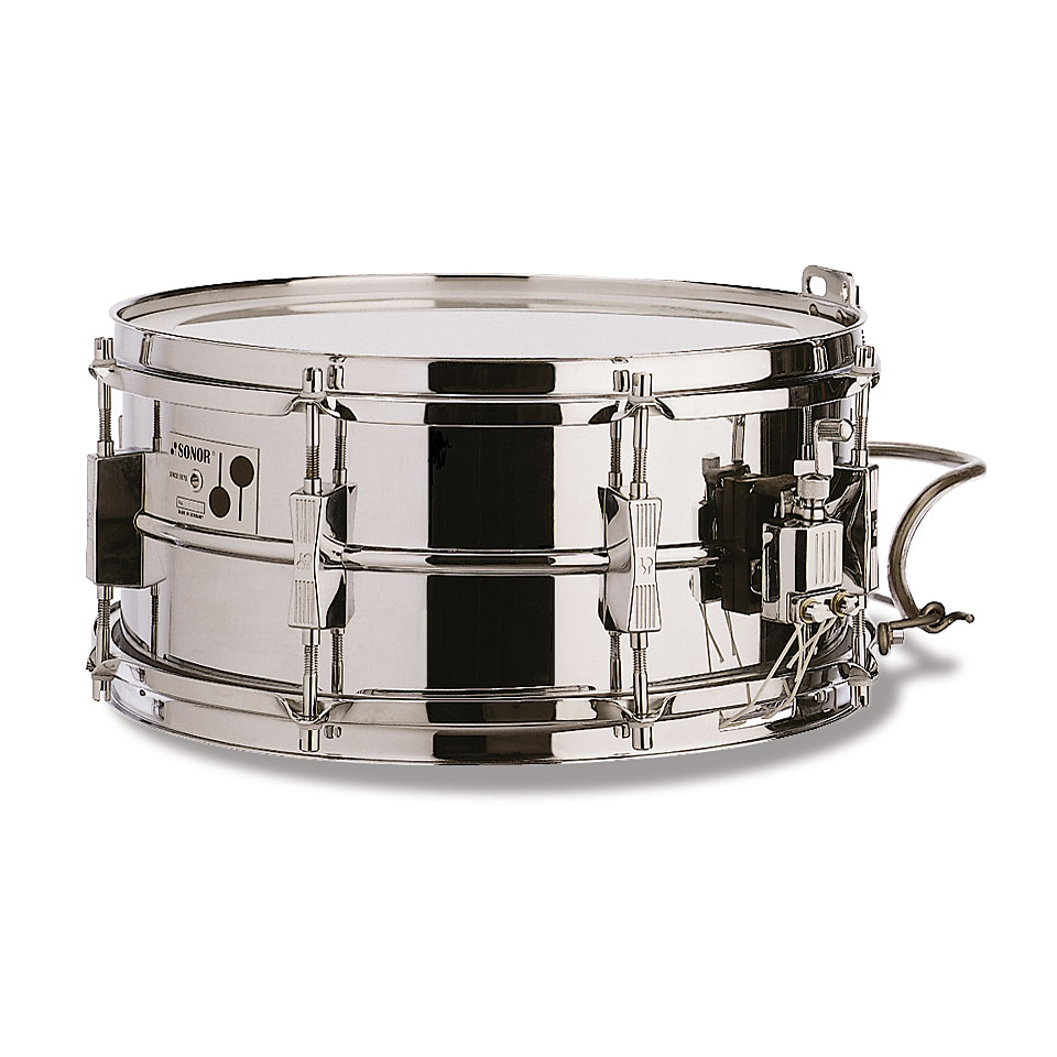 Sonor Professional Line Steel Marching Snare Drum 14" x 6,5" Kleine von Sonor