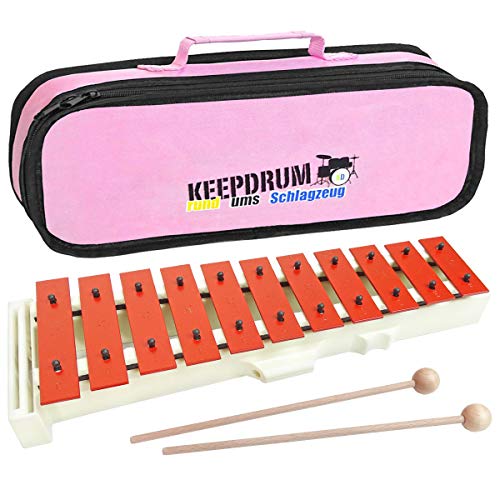 Sonor SG Glockenspiel Sopran + keepdrum Tasche für Glockenspiel Pink von Sonor