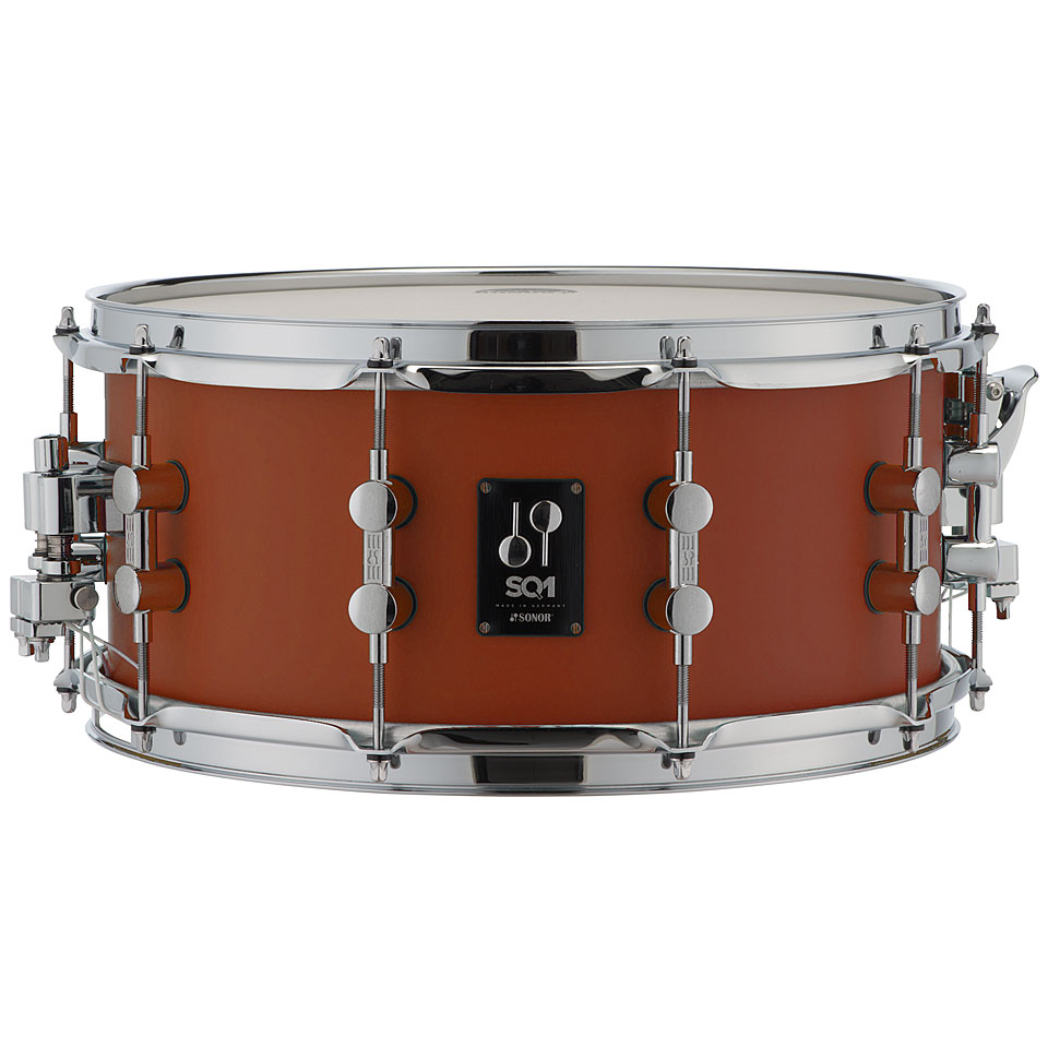 Sonor SQ1 14" x 6,5" GT Satin Copper Brown Snare Drum von Sonor