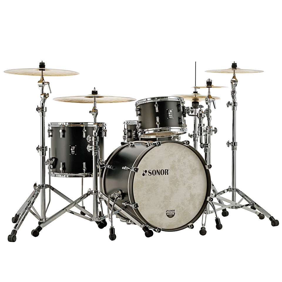 Sonor SQ1 20"/12"/14" GT Black Schlagzeug von Sonor