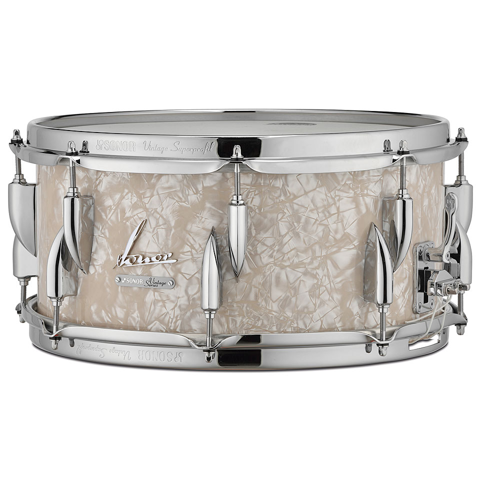 Sonor Vintage Series VT 15 1465 SDW Vintage Pearl Snare Drum Sonor Vintage Series VT 15 1465 SDW Vintage Pearl Snare Drum von Sonor