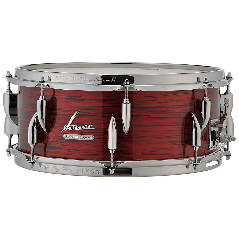 Sonor Vintage Series VT 15 14x5,75 SDW Red Oyster Snare Drum Sonor Vintage Series VT 15 14x5,75 SDW Red Oyster Snare Drum von Sonor