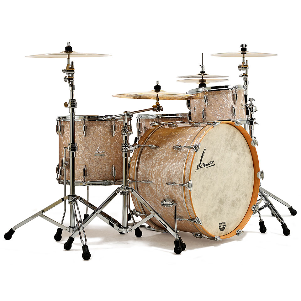 Sonor Vintage Series VT322 Shell Set Vintage Pearl Schlagzeug Sonor Vintage Series VT322 Shell Set Vintage Pearl Schlagzeug von Sonor