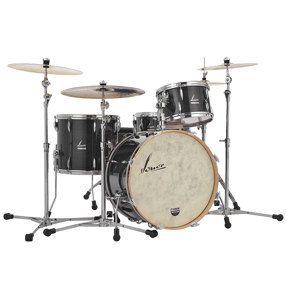 Sonor Vintage Series VT322 Shell Set (with BD-Mount) Vintage Black Sonor Vintage Series VT322 Shell Set (with BD-Mount) Vintage Black von Sonor