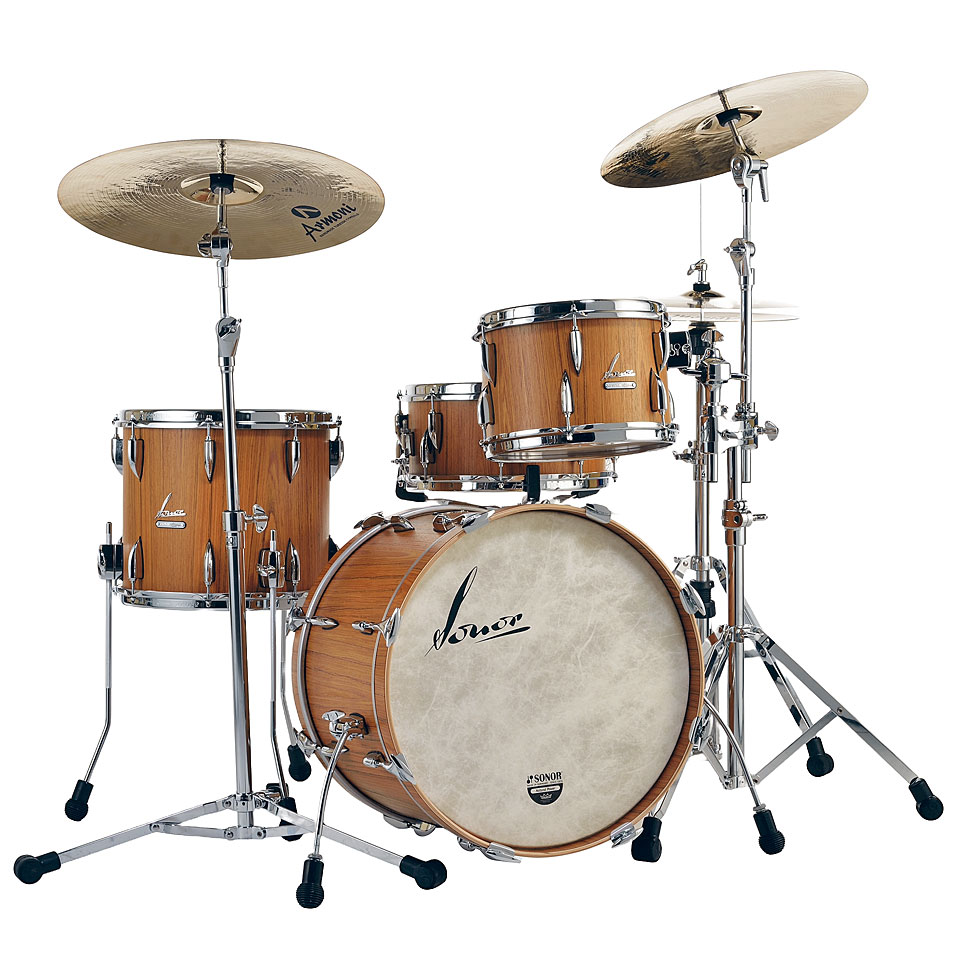 Sonor Vintage VT320 Teak Semi Gloss Shell Set Schlagzeug Sonor Vintage VT320 Teak Semi Gloss Shell Set Schlagzeug von Sonor
