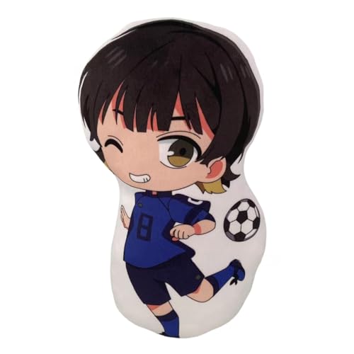 Sonsoke Bachira Meguru Anime Figur Plüschkissen Manga Cosplay Plüschtier Wurfkissen für Halloween-Dekorationen, Geburtstagsspielzeug 45 cm (Bachira Meguru) von Sonsoke