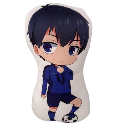 Sonsoke Bachira Meguru Anime Figur Plüschkissen Manga Cosplay Plüschtier Wurfkissen für Halloween-Dekorationen, Geburtstagsspielzeug 45 cm (Isagi Yoichi) von Sonsoke