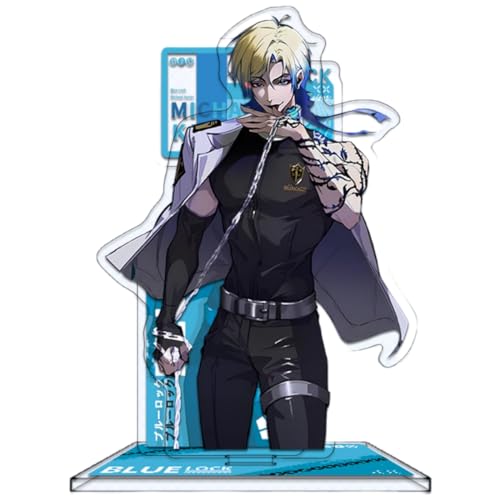 Sonsoke Blue Lock Anime Ständer Spielfigur Acryl Peripherie Ornamente Cosplay Kollektionen (Michel Caesar) von Sonsoke
