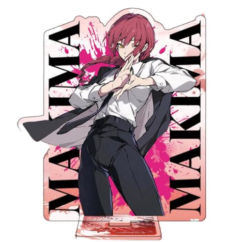 Sonsoke Chainsaw Man Anime Figure Stand Game Figure Acrylic Peripheral Ornaments Cosplay Collections (Makima 4) von Sonsoke