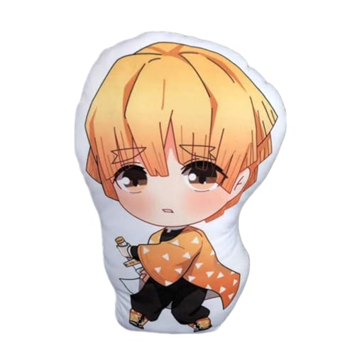Sonsoke Hashibira Inosuke Anime Figur Plüschkissen Manga Cosplay Plüschtier Wurfkissen für Halloween-Dekorationen, Geburtstagsspielzeug 45 cm (Agatsuma Zenitsu 3) von Sonsoke