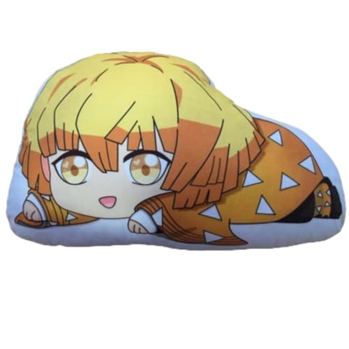 Sonsoke Hashibira Inosuke Anime Figur Plüschkissen Manga Cosplay Plüschtier Wurfkissen für Halloween-Dekorationen, Geburtstagsspielzeug 45 cm (Agatsuma Zenitsu 4) von Sonsoke