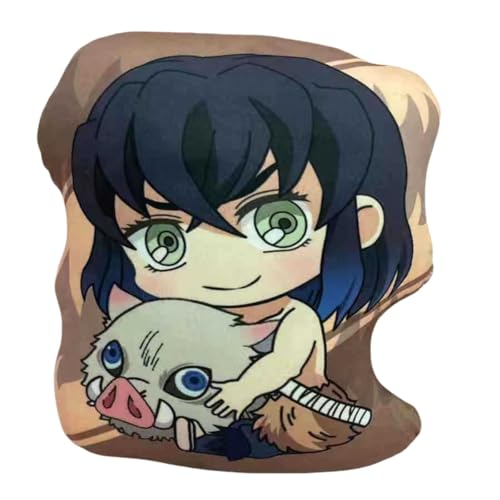 Sonsoke Hashibira Inosuke Anime Figur Plüschkissen Manga Cosplay Plüschtier Wurfkissen für Halloween-Dekorationen, Geburtstagsspielzeug 45 cm (Hashibira Inosuke 2) von Sonsoke