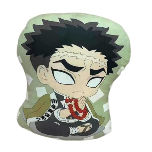 Sonsoke Hashibira Inosuke Anime Figur Plüschkissen Manga Cosplay Plüschtier Wurfkissen für Halloween-Dekorationen, Geburtstagsspielzeug 45 cm (Himejima Gyomei) von Sonsoke
