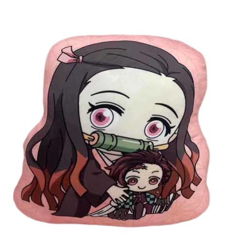 Sonsoke Hashibira Inosuke Anime Figur Plüschkissen Manga Cosplay Plüschtier Wurfkissen für Halloween-Dekorationen, Geburtstagsspielzeug 45 cm (Kamado Nezuko 2) von Sonsoke