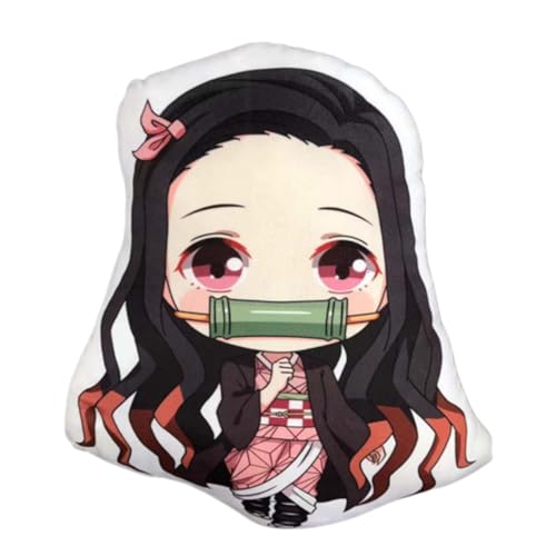 Sonsoke Hashibira Inosuke Anime Figur Plüschkissen Manga Cosplay Plüschtier Wurfkissen für Halloween-Dekorationen, Geburtstagsspielzeug 45 cm (Kamado Nezuko 3) von Sonsoke