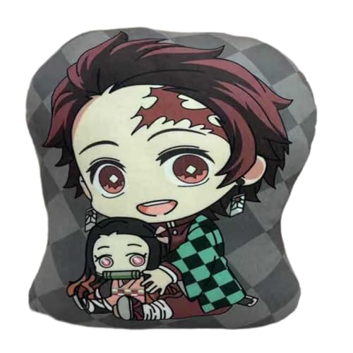 Sonsoke Hashibira Inosuke Anime Figur Plüschkissen Manga Cosplay Plüschtier Wurfkissen für Halloween-Dekorationen, Geburtstagsspielzeug 45 cm (Kamado Tanjirou 2) von Sonsoke
