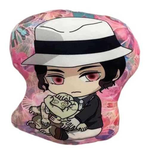 Sonsoke Hashibira Inosuke Anime Figur Plüschkissen Manga Cosplay Plüschtier Wurfkissen für Halloween-Dekorationen, Geburtstagsspielzeug 45 cm (Kibutsuji Muzan) von Sonsoke