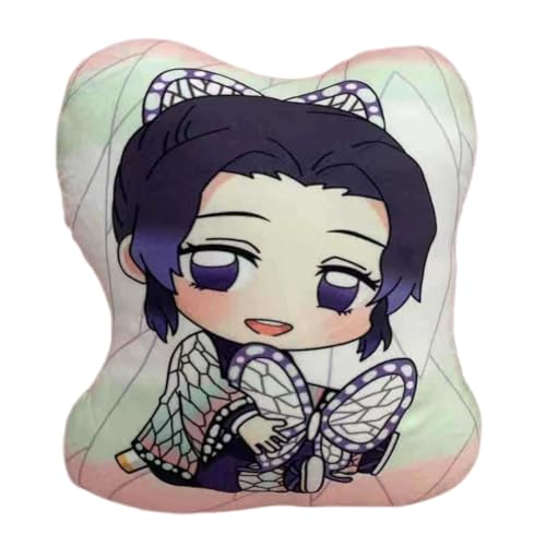 Sonsoke Hashibira Inosuke Anime Figur Plüschkissen Manga Cosplay Plüschtier Wurfkissen für Halloween-Dekorationen, Geburtstagsspielzeug 45 cm (Kochou Shinobu 2) von Sonsoke
