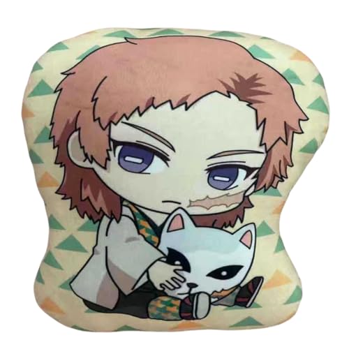 Sonsoke Hashibira Inosuke Anime Figur Plüschkissen Manga Cosplay Plüschtier Wurfkissen für Halloween-Dekorationen, Geburtstagsspielzeug 45 cm (Sabito 1) von Sonsoke