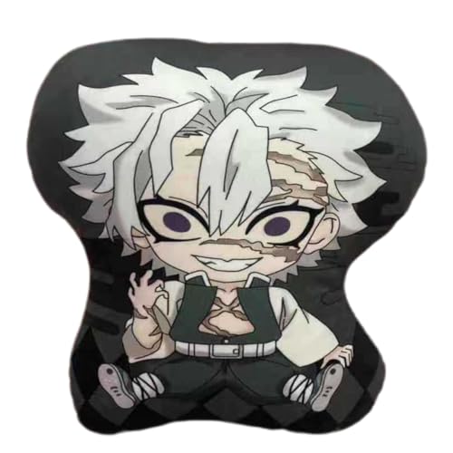 Sonsoke Hashibira Inosuke Anime Figur Plüschkissen Manga Cosplay Plüschtier Wurfkissen für Halloween-Dekorationen, Geburtstagsspielzeug 45 cm (Shinazugawa Sanemi) von Sonsoke