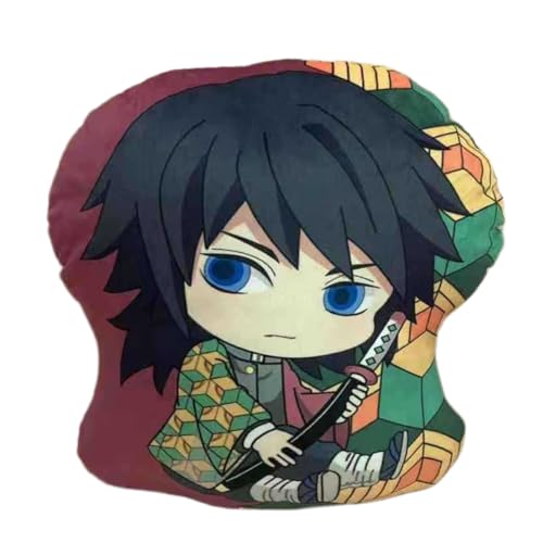 Sonsoke Hashibira Inosuke Anime Figur Plüschkissen Manga Cosplay Plüschtier Wurfkissen für Halloween-Dekorationen, Geburtstagsspielzeug 45 cm (Tomioka Giyuu 2) von Sonsoke