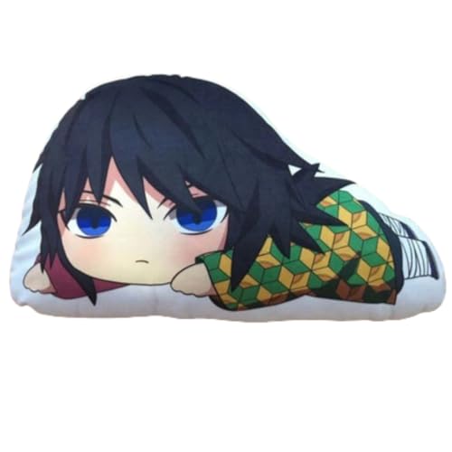 Sonsoke Hashibira Inosuke Anime Figur Plüschkissen Manga Cosplay Plüschtier Wurfkissen für Halloween-Dekorationen, Geburtstagsspielzeug 45 cm (Tomioka Giyuu 4) von Sonsoke