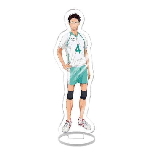 Sonsoke Hinata Shoyo Acryl Stehend Spiel Figur Ständer Acryl Ständer Modell Sammlungen Peripherie Tisch Cosplay Dekoration (Iwaizumi Hajime 2) von Sonsoke