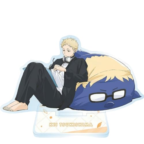 Sonsoke Hinata Shoyo Acryl Stehend Spiel Figur Ständer Acryl Ständer Modell Sammlungen Peripherie Tisch Cosplay Dekoration (Kei Tsukishima) von Sonsoke