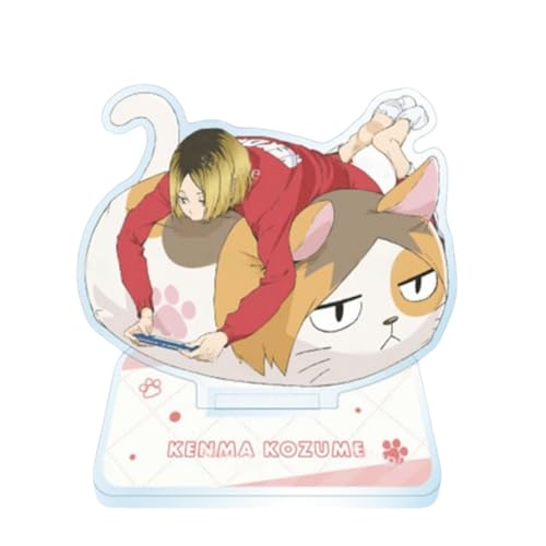 Sonsoke Hinata Shoyo Acryl Stehend Spiel Figur Ständer Acryl Ständer Modell Sammlungen Peripherie Tisch Cosplay Dekoration (Kozume Kenma 4) von Sonsoke