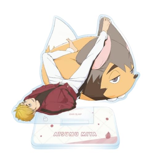 Sonsoke Hinata Shoyo Acryl Stehend Spiel Figur Ständer Acryl Ständer Modell Sammlungen Peripherie Tisch Cosplay Dekoration (Miya atsumu) von Sonsoke