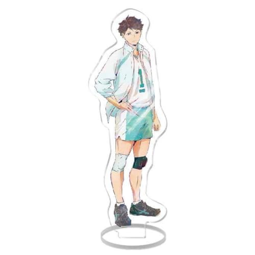 Sonsoke Hinata Shoyo Acryl Stehend Spiel Figur Ständer Acryl Ständer Modell Sammlungen Peripherie Tisch Cosplay Dekoration (Oikawa Tooru 1) von Sonsoke
