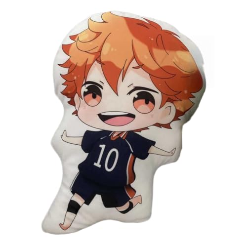 Sonsoke Hinata Shoyo Anime Figur Plüschkissen Manga Cosplay Plüschtier Wurfkissen für Halloween-Dekorationen, Geburtstagsspielzeug 45 cm (Hinata Shoyo 1) von Sonsoke