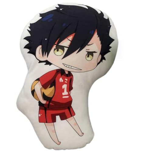 Sonsoke Hinata Shoyo Anime Figur Plüschkissen Manga Cosplay Plüschtier Wurfkissen für Halloween-Dekorationen, Geburtstagsspielzeug 45 cm (Kuroo Tetsurou) von Sonsoke