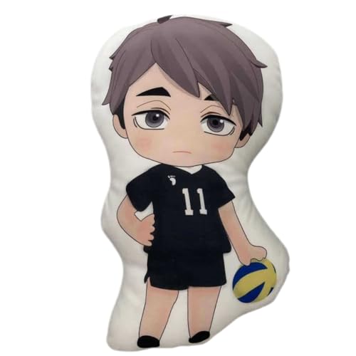 Sonsoke Hinata Shoyo Anime Figur Plüschkissen Manga Cosplay Plüschtier Wurfkissen für Halloween-Dekorationen, Geburtstagsspielzeug 45 cm (Miya atsumu) von Sonsoke