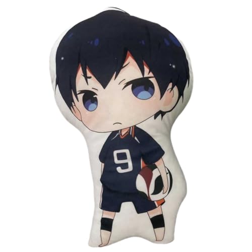 Sonsoke Hinata Shoyo Anime Figur Plüschkissen Manga Cosplay Plüschtier Wurfkissen für Halloween-Dekorationen, Geburtstagsspielzeug 45 cm (Tobio Kageyama 1) von Sonsoke