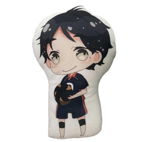 Sonsoke Hinata Shoyo Anime Figur Plüschkissen Manga Cosplay Plüschtier Wurfkissen für Halloween-Dekorationen, Geburtstagsspielzeug 45 cm (sugawara koushi 1) von Sonsoke