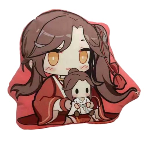Sonsoke HuaCheng Anime Figur Plüschkissen Manga Cosplay Plüschtier Wurfkissen für Halloween-Dekorationen, Geburtstagsspielzeug 45 cm (HuaCheng 1) von Sonsoke