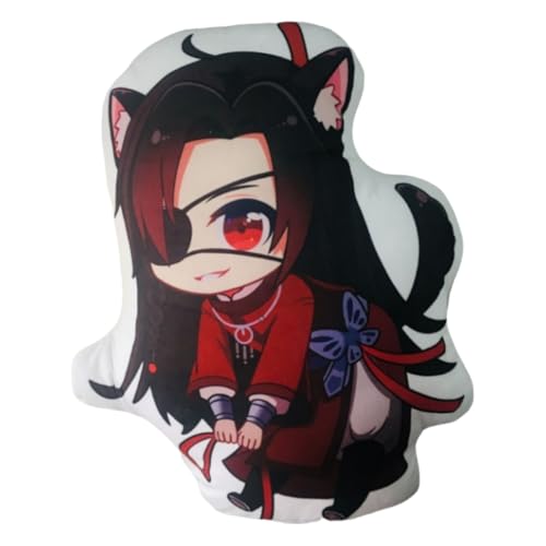 Sonsoke HuaCheng Anime Figur Plüschkissen Manga Cosplay Plüschtier Wurfkissen für Halloween-Dekorationen, Geburtstagsspielzeug 45 cm (HuaCheng 2) von Sonsoke