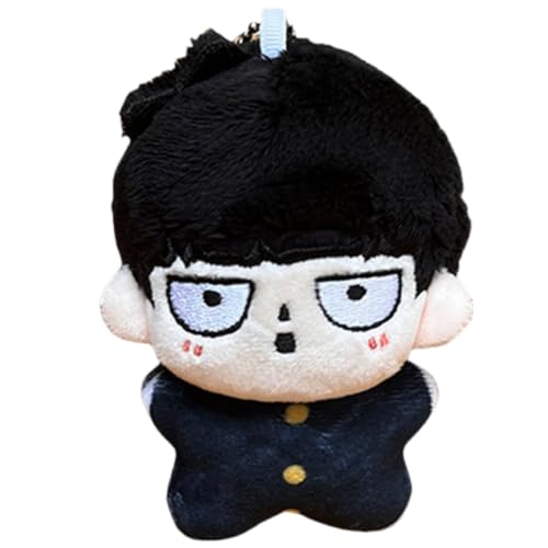 Sonsoke Kageyama Shigeo Reigen Arataka Anime Figur Plüsch Schlüsselanhänger Merch Cosplay Plüsch Anhänger Puppe Plüsch Kissen für Halloween Dekorationen 10cm (Kageyama Shigeo 1) von Sonsoke