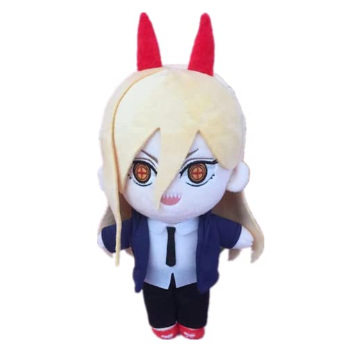 Sonsoke Kettensäge Mann Anime Figur Plüschkissen Wurfkissen Puppe Spielzeug Gefüllte Plüsch Anime Spielzimmer Dekor Cosplay Geschenk 20 cm (Power) von Sonsoke