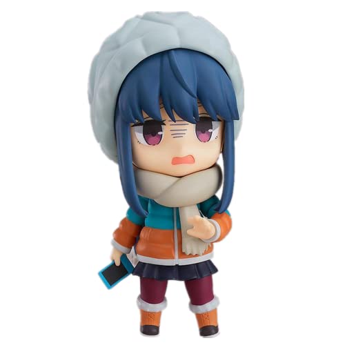 Sonsoke Yuru Camp Figur Shima Rin Mini Anime Camp Figur Kreative Ornamente Exquisit 10,2 cm von Sonsoke