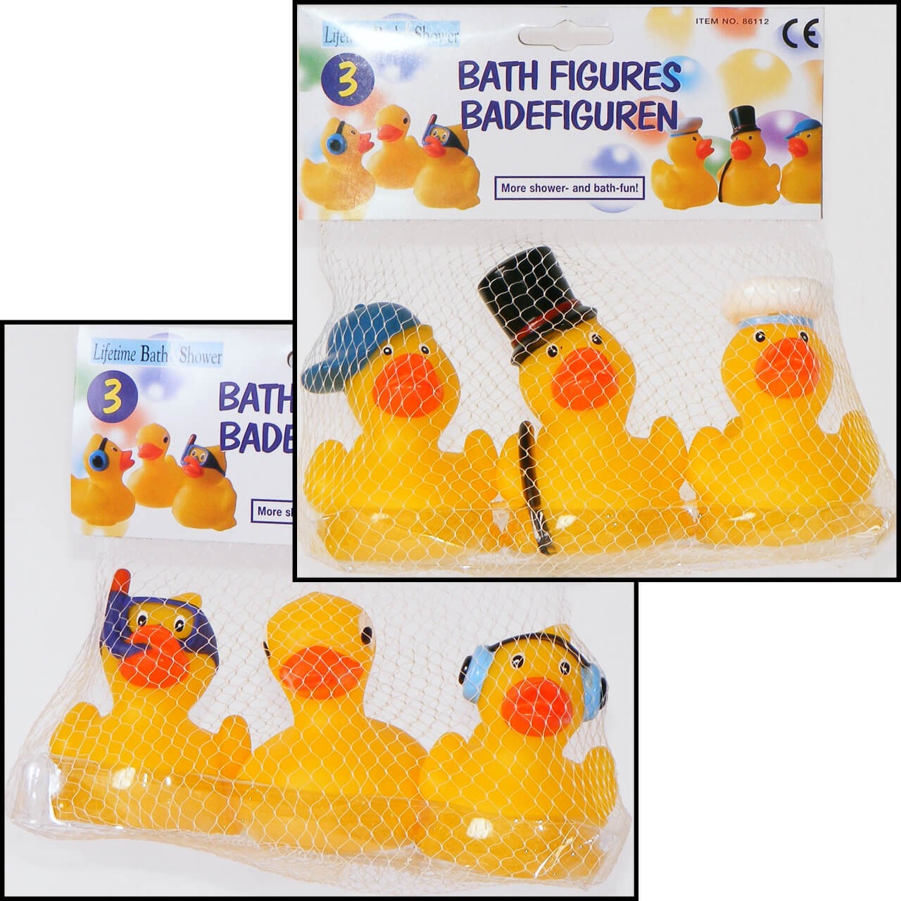 Badespielzeug Ente, 3er Set, sortierte Ware Badespielzeug Ente, 3er Set, sortierte Ware von Sonstige