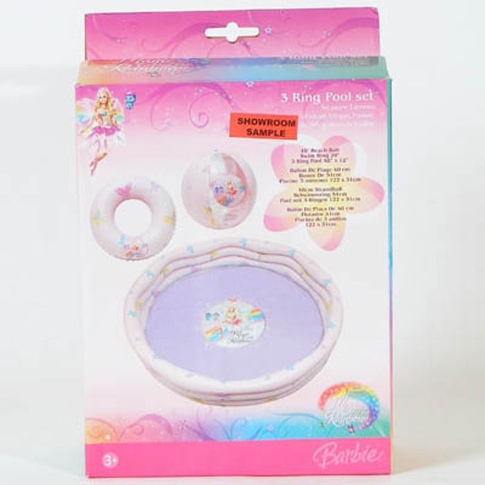 Barbie Planschbecken Set 3-teilig, Becken, Ring und Ball Barbie Planschbecken Set 3-teilig, Becken, Ring und Ball von Sonstige